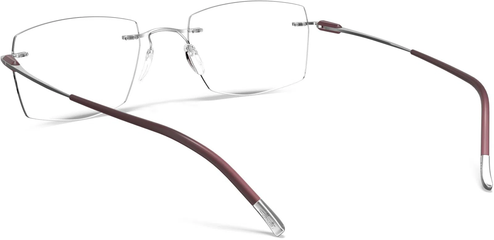Silhouette Purist Color Groove Demo Rimless 5561 Eyeglasses - view 80